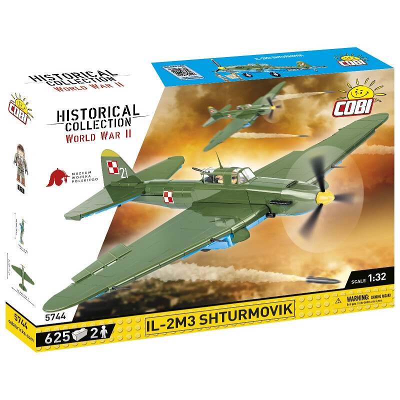 COBI II WW IL-2M3 Šturmovik, 1:32, 625 k, 2 f - COBI-5744 - expresní doprava