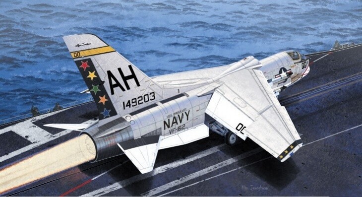 1:72 Academy 12521 F-8E VF-162 "The Hunters" - 101/12521 - expresní doprava