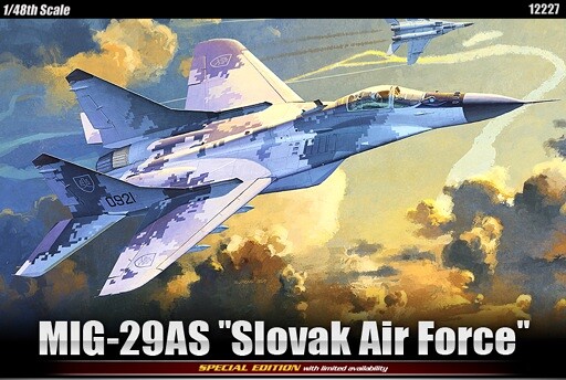 1:48 Academy 12227 MiG-29AS Slovak Air Force - 101/12227 - expresní doprava