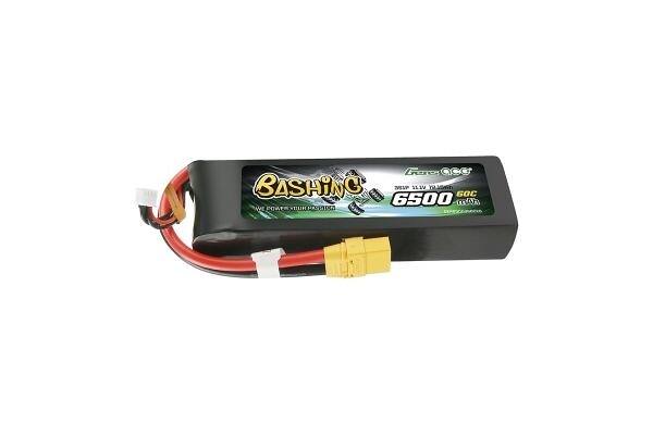 Gensácia Bashing LiPo 3S 11.1V-6500-60C (XT90) 154x46x26mm 420g Soft [GE3-6500-3X9-60]