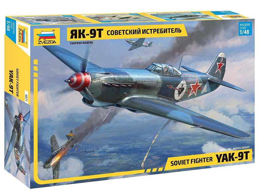 Zvezda Model kit letadlo 4831 - Yak-9-T with cannon (1:48) - 32-4831 - expresní doprava