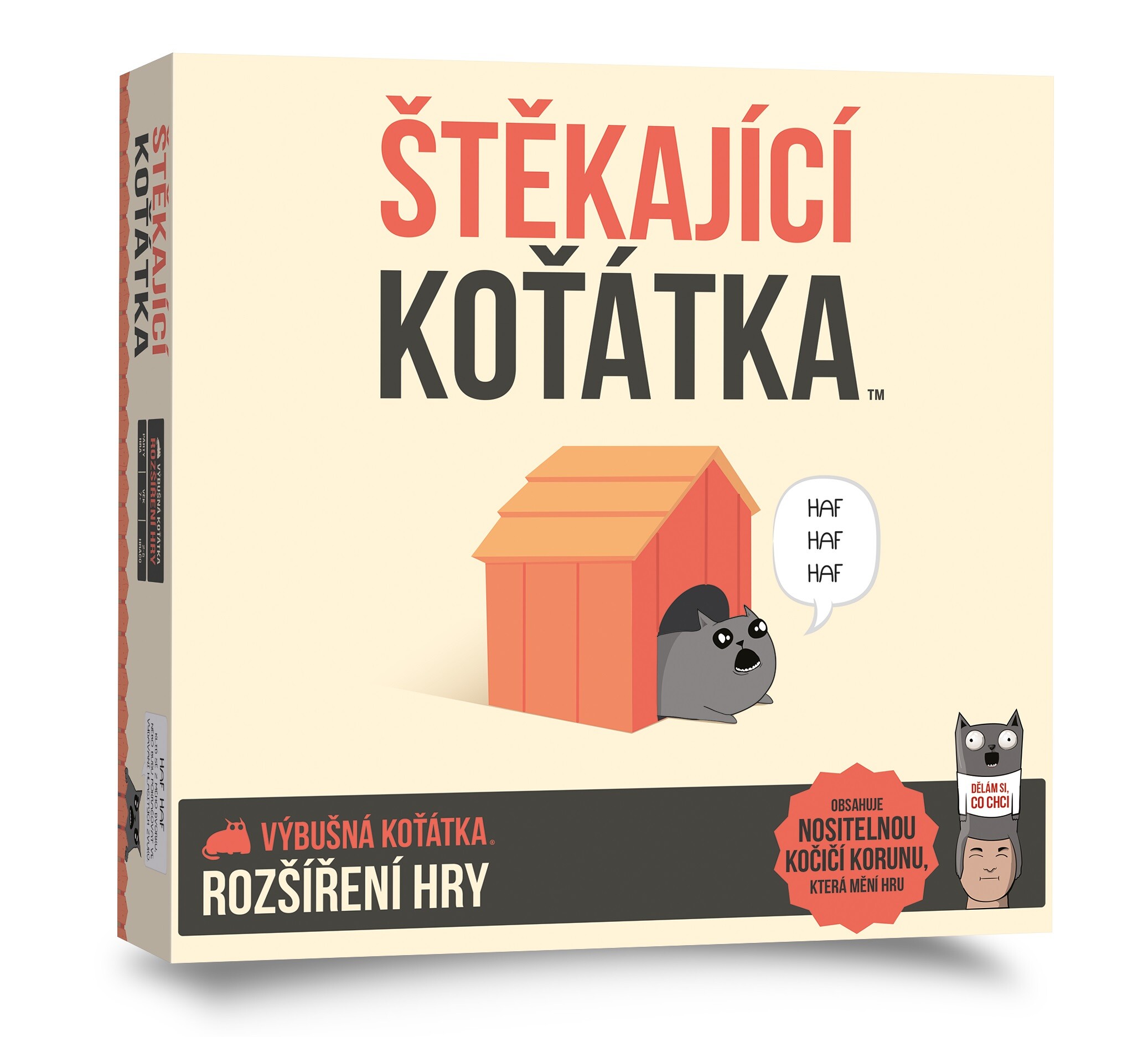 Exploding Kittens Výbušná koťátka rozšíření: Štěkající koťátka - ASMEKEK07CZSK - expresní doprava