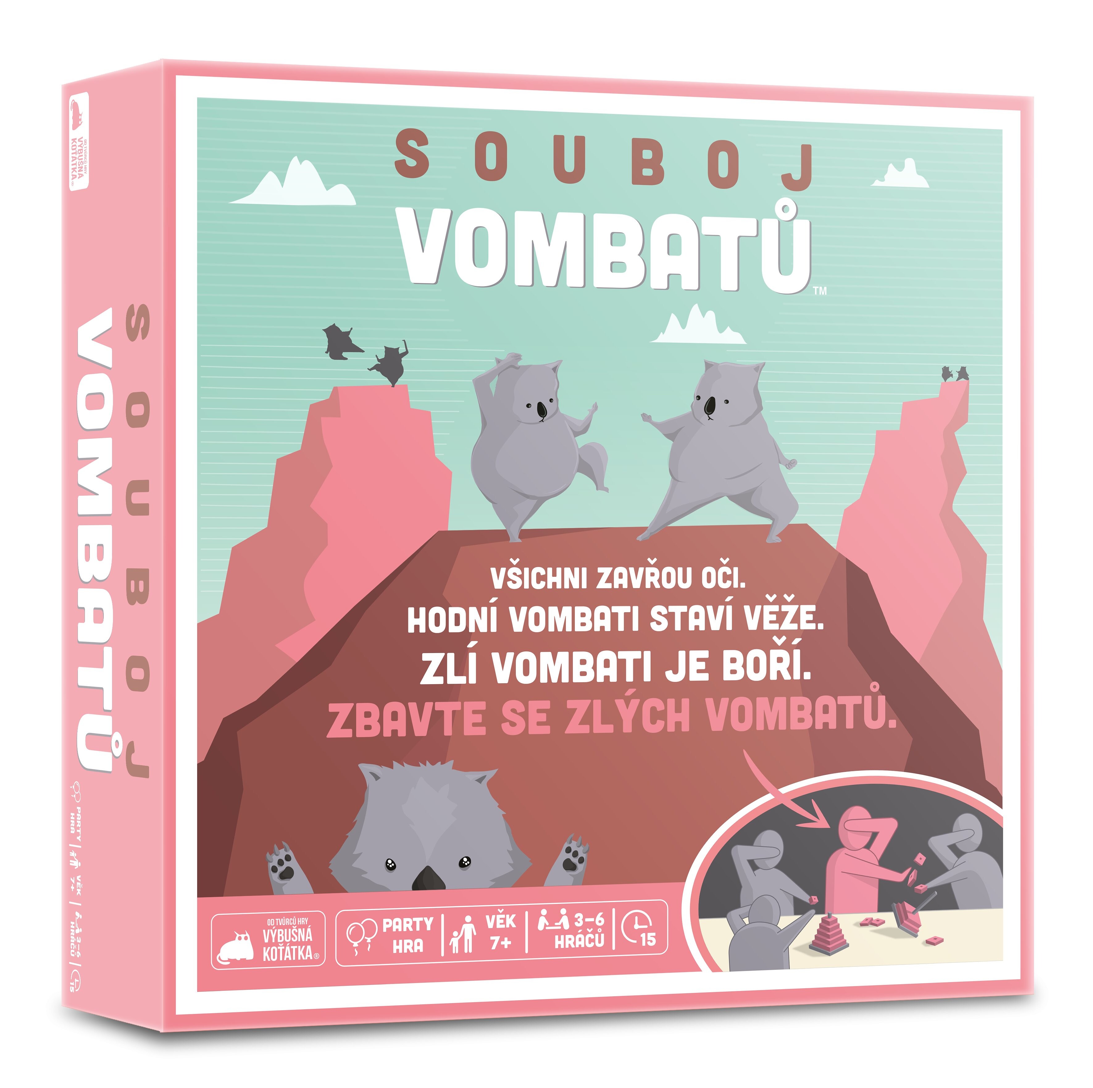 Exploding Kittens Souboj vombatů - ASMEKIWOM01CSSK - expresní doprava