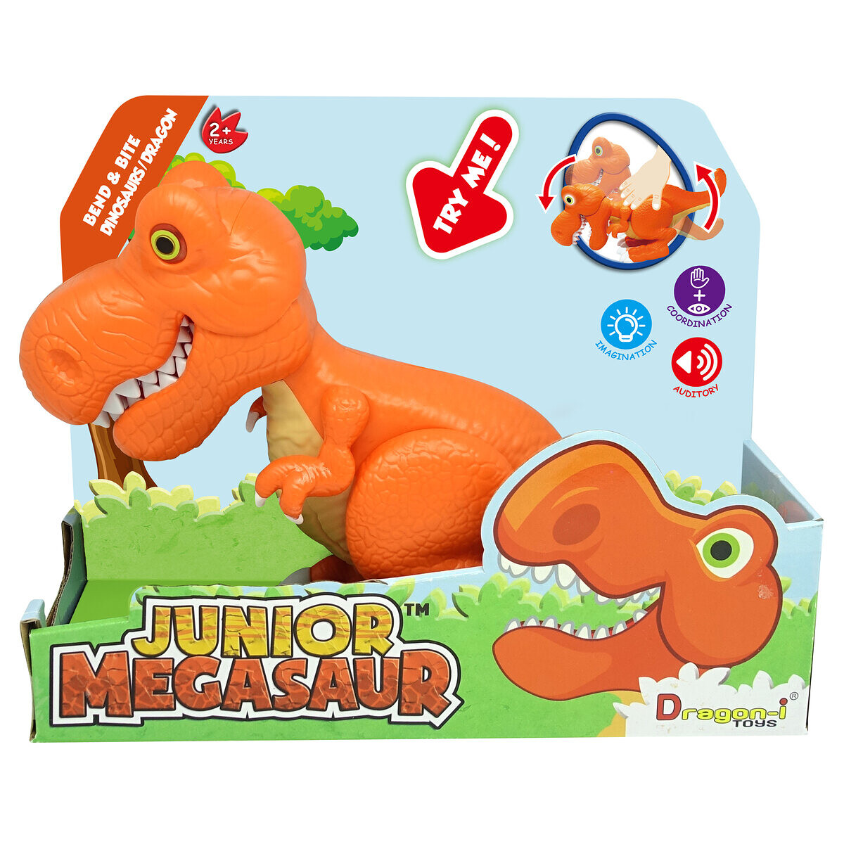 Dragon-i Toys Junior Megasaur: T-Rex - oranžový - DRI80079A - expresní doprava