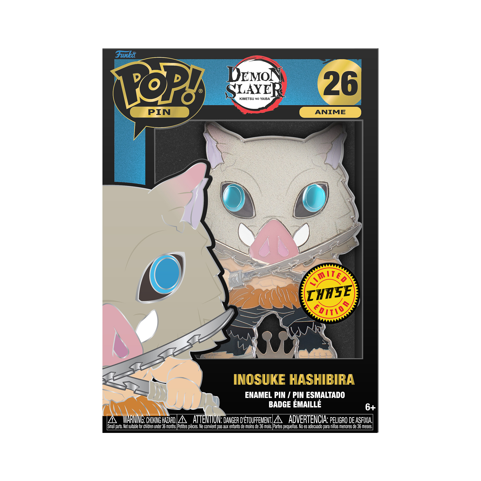 Funko POP Pin: Demon Slayer - Insuke Hasibira Chase Group - FDMSPP0006 - expresní doprava