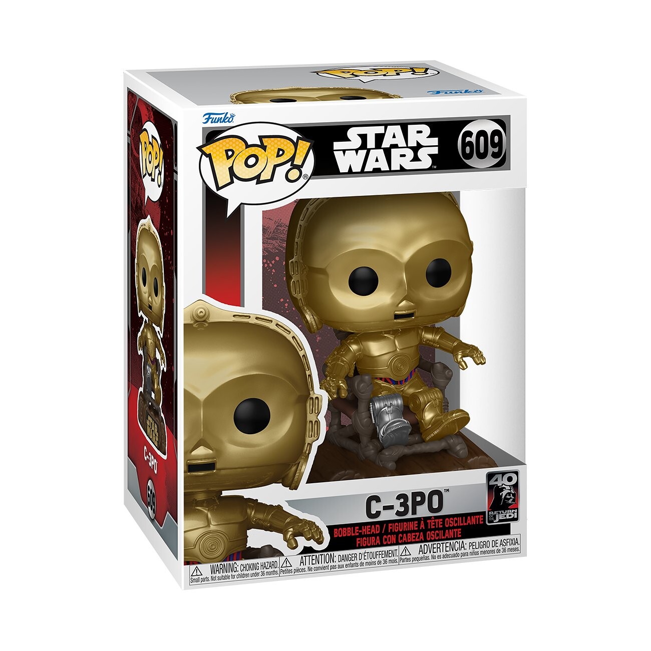 Funko POP Star Wars: RotJ 40th- C3P0 in chair - FK70744 - expresní doprava