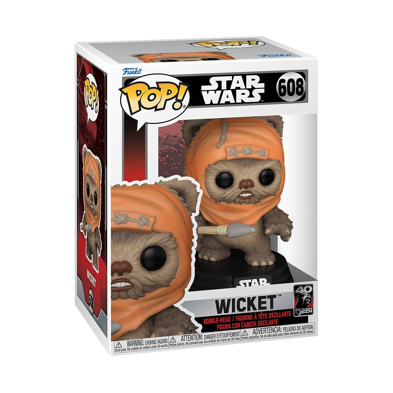 Funko POP Star Wars: RotJ 40th- Wicket - FK70745 - expresní doprava