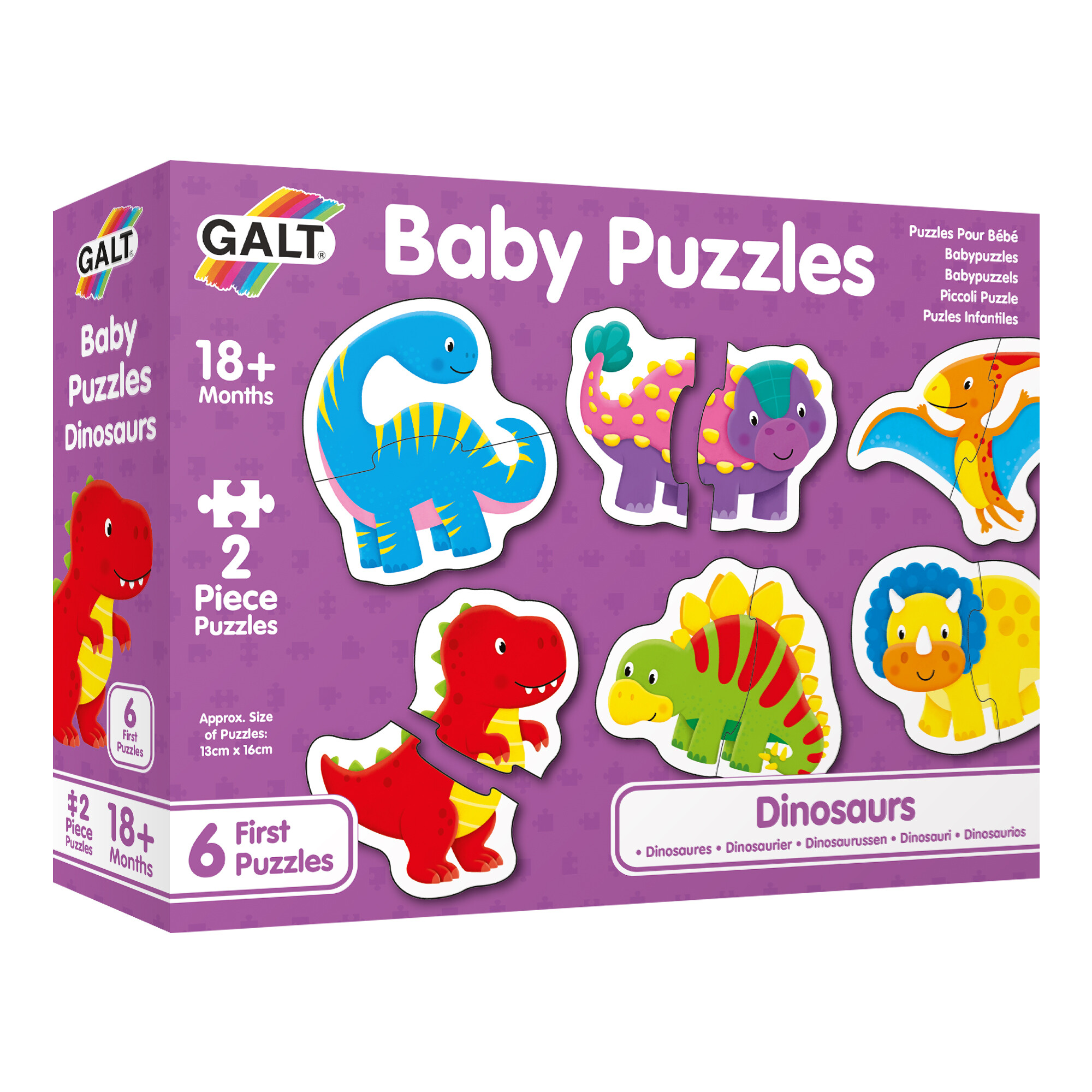 Galt Puzzle pro nejmenší - Dinosauři - GA1005455 - expresní doprava