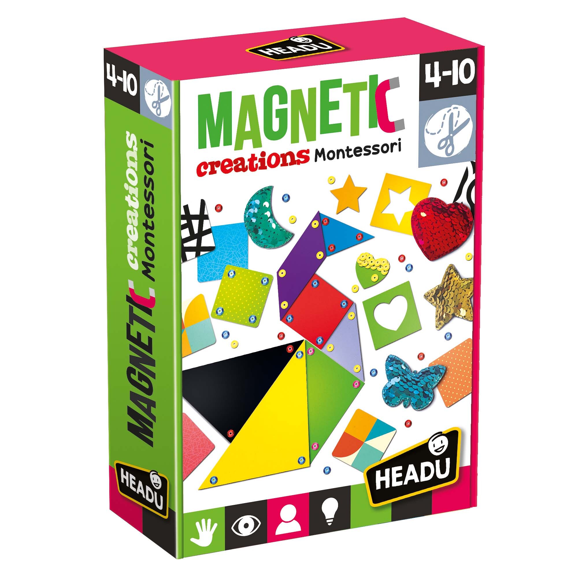 HEADU EN: Montessori magnetické výtvory - HEMU24032 - expresní doprava