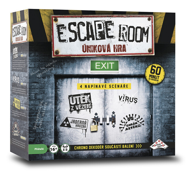 Identity Games ESCAPE ROOM 1: úniková hra - 4 scénáře - IGIER001CZ - expresní doprava