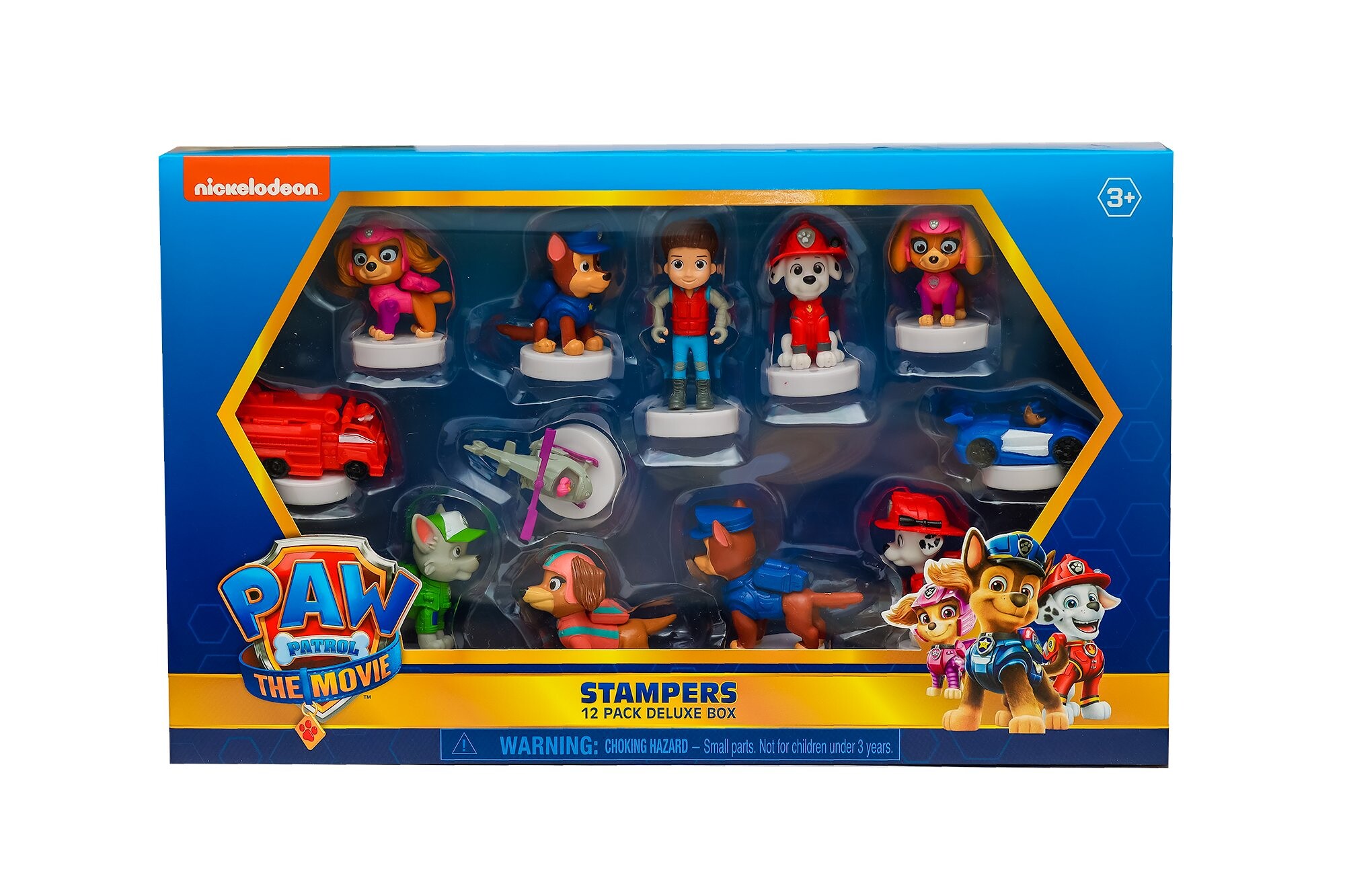 P.M.I. Paw Patrol The Movie: 12 figurek s razítkem - Deluxe Box - PMI5065PAWM - expresní doprava