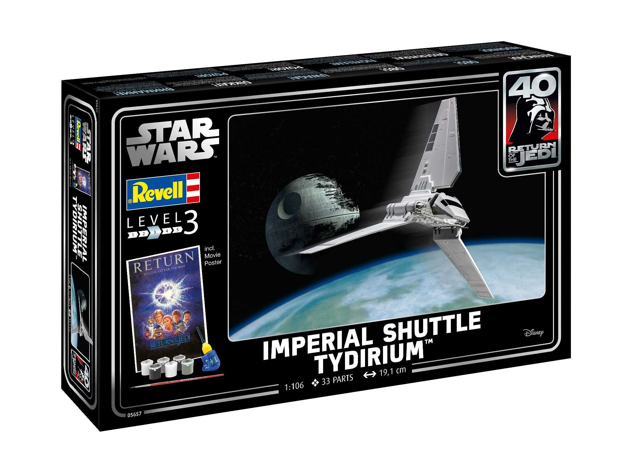 Revell Gift-Set SW 05657 - Imperial Shuttle Tydirium (1:106) - 18-05657 - expresní doprava