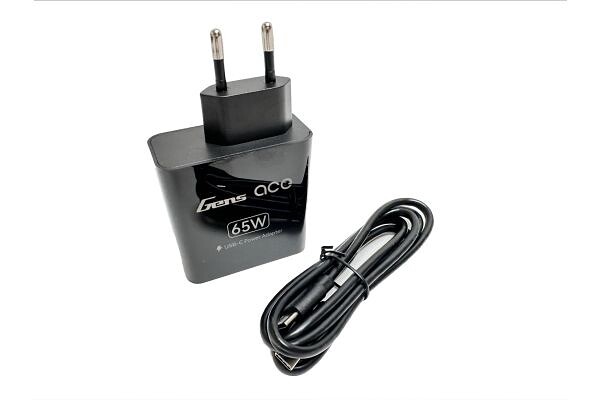 GENS ACE GensAce USB-C Power Adapter 65W (220V/EU) - GEA65WAD-EU - expresní doprava