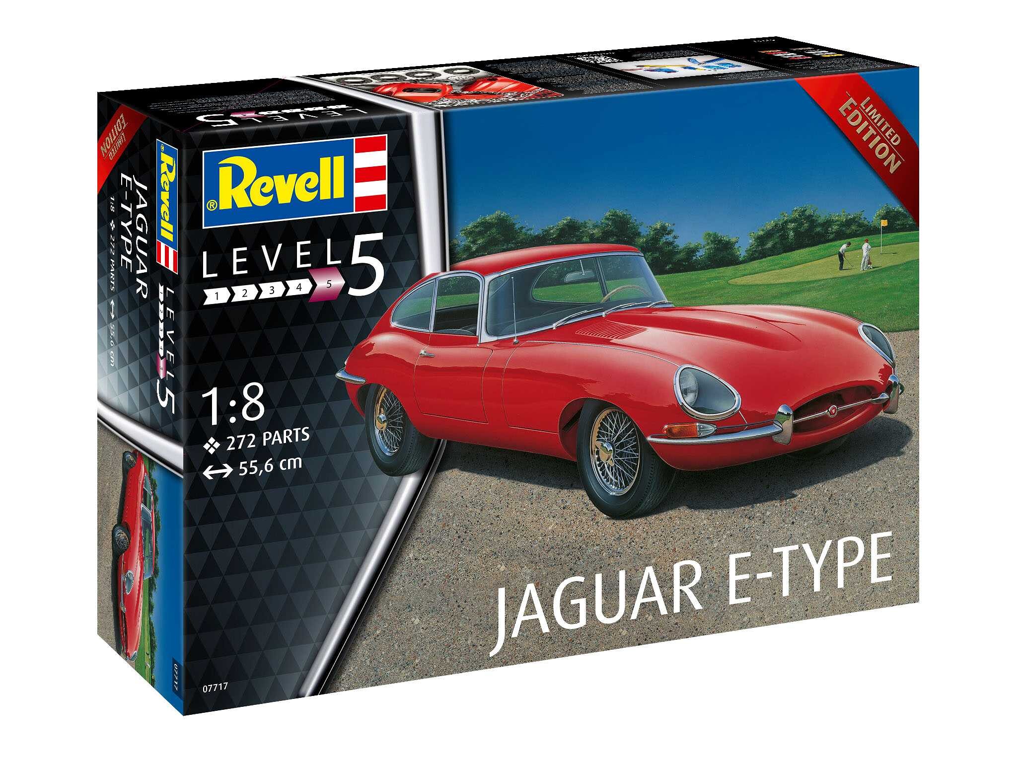 Revell Plastic ModelKit auto 07717 - Jaguar E-Type (1:8) - 18-07717 - expresní doprava