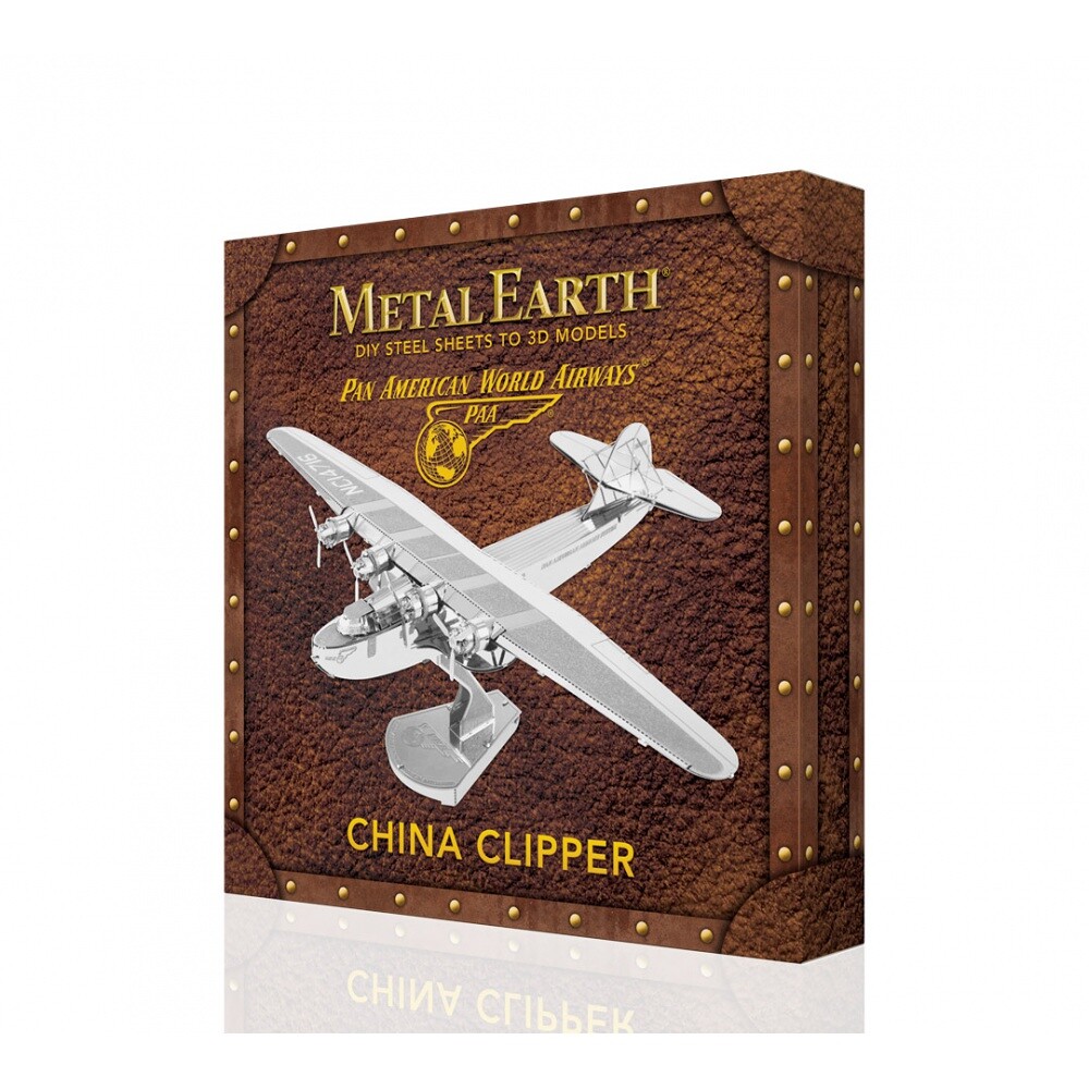 Metal Earth Luxusní ocelová stavebnice Pan Am China Clipper Box Ve - 502483 - expresní doprava