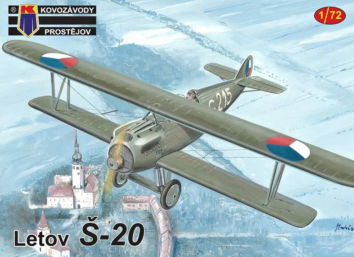 1:72 Kovozávody KPM195 Letov Š-20 - 141/KPM195 - expresní doprava