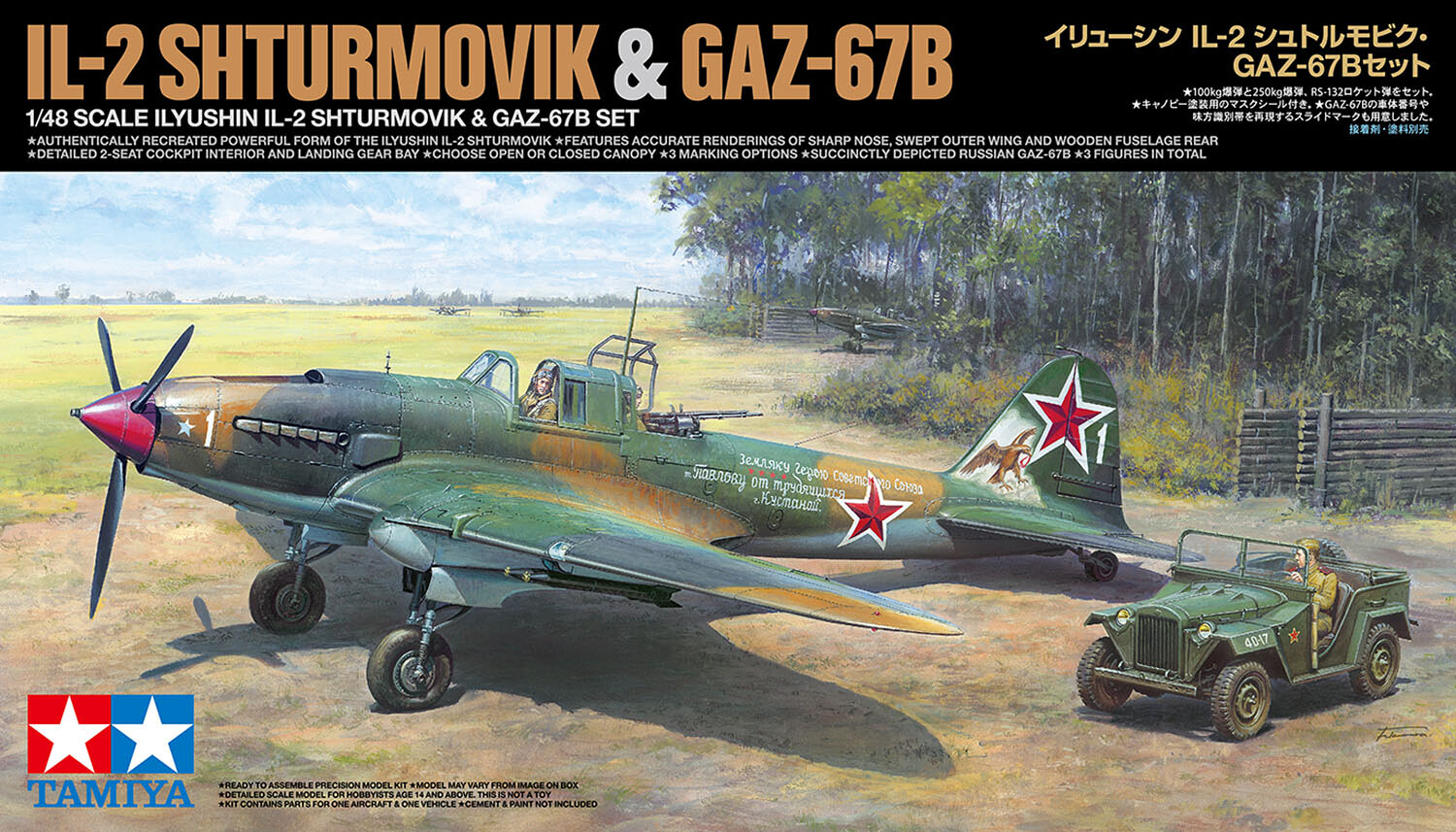 1:48 Tamiya 25212 IL-2 & GAZ-67B 1/48 - 108/25212 - expresní doprava