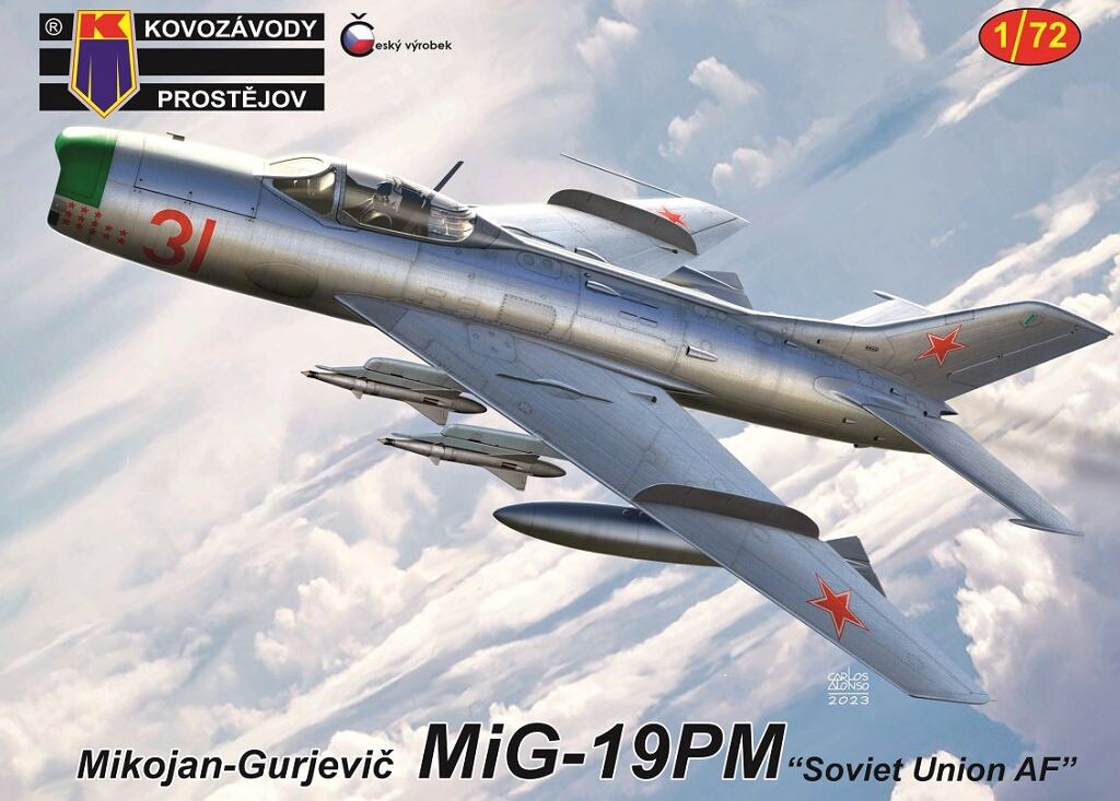 1:72 Kovozávody KPM411 MiG-19PM "Soviet Union AF" - 141/KPM411 - expresní doprava