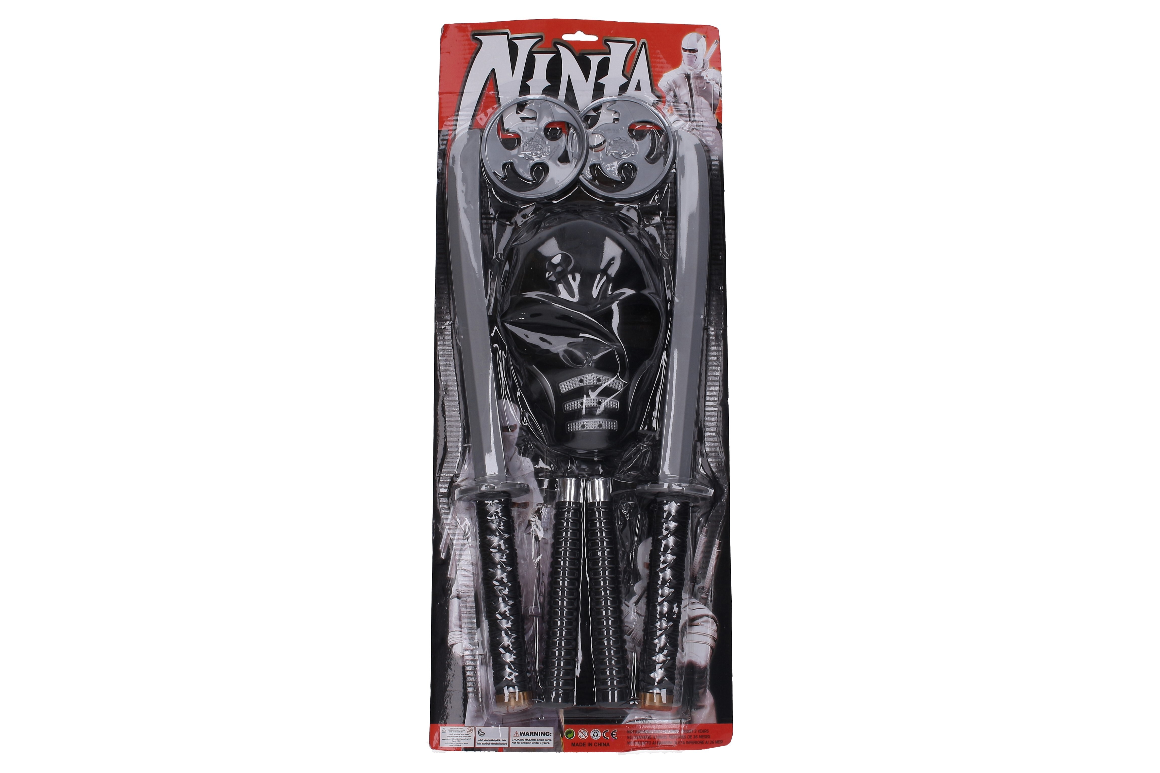 Wiky Ninja set maska a 5 zbraní - W005308 - expresní doprava