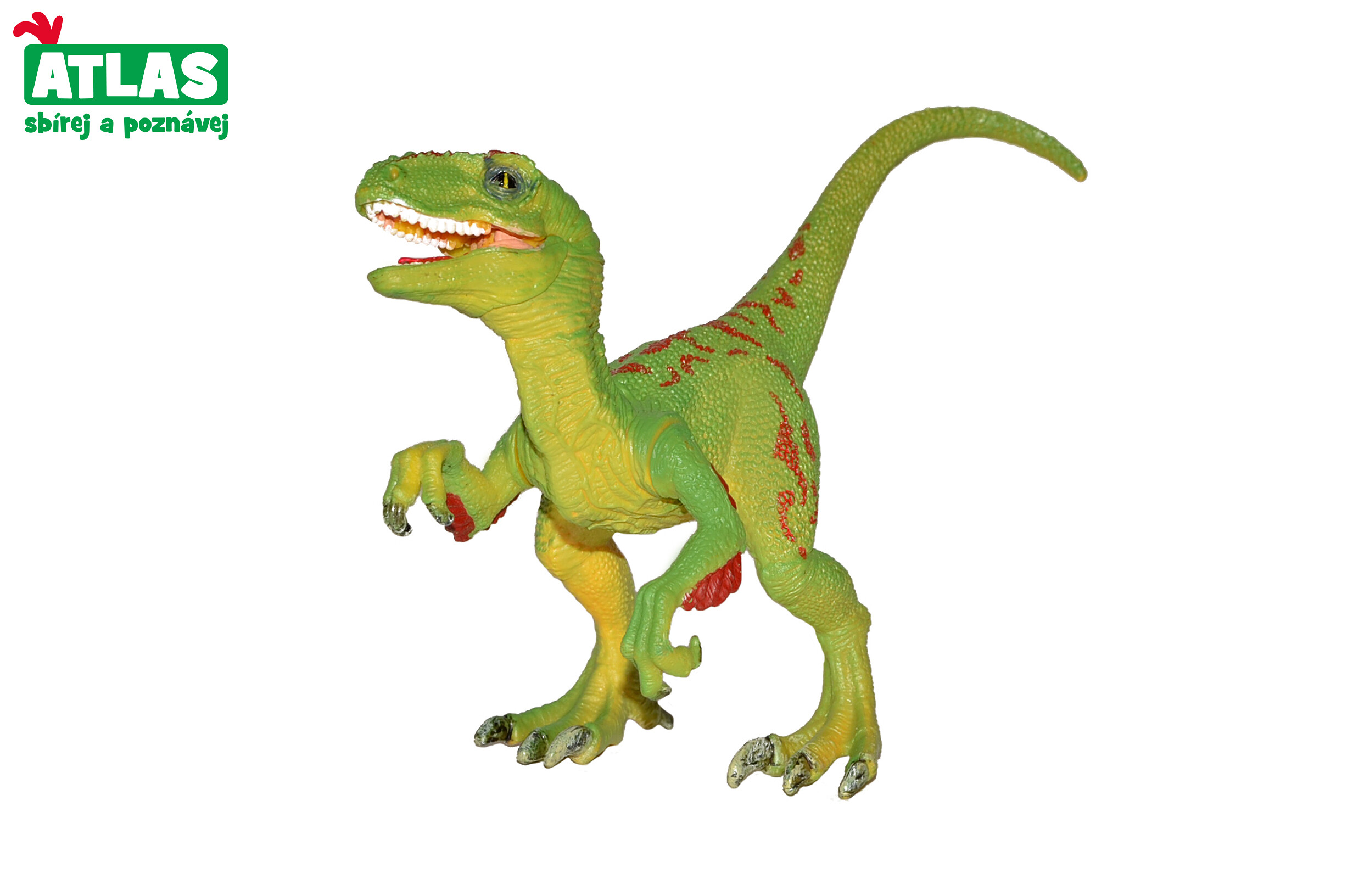 Atlas E - Figurka Dino Velociraptor 14 cm - W101832 - expresní doprava