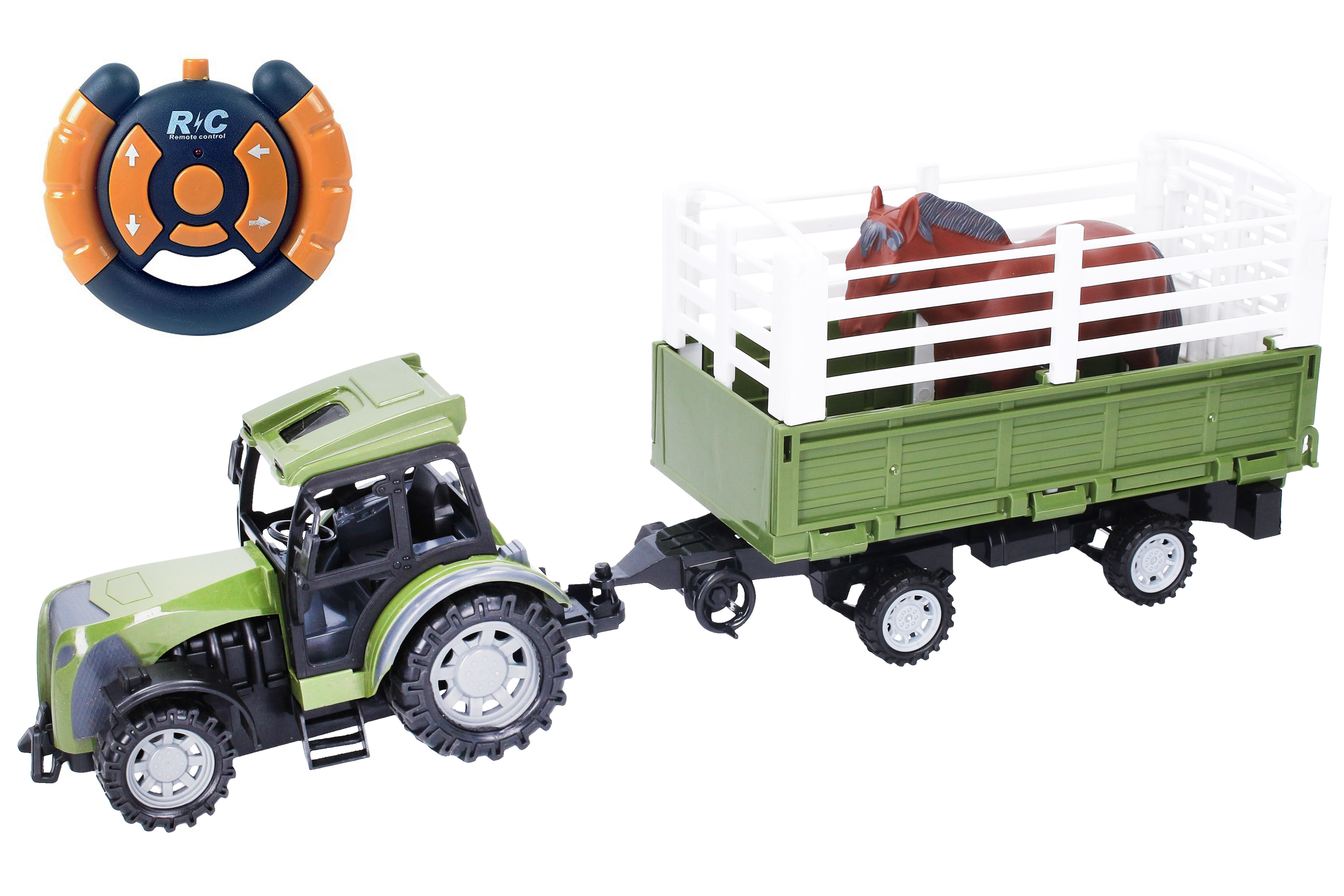 Wiky RC Traktor s vlečkou RC na dálkové ovládání 45 cm - W020970 - expresní doprava