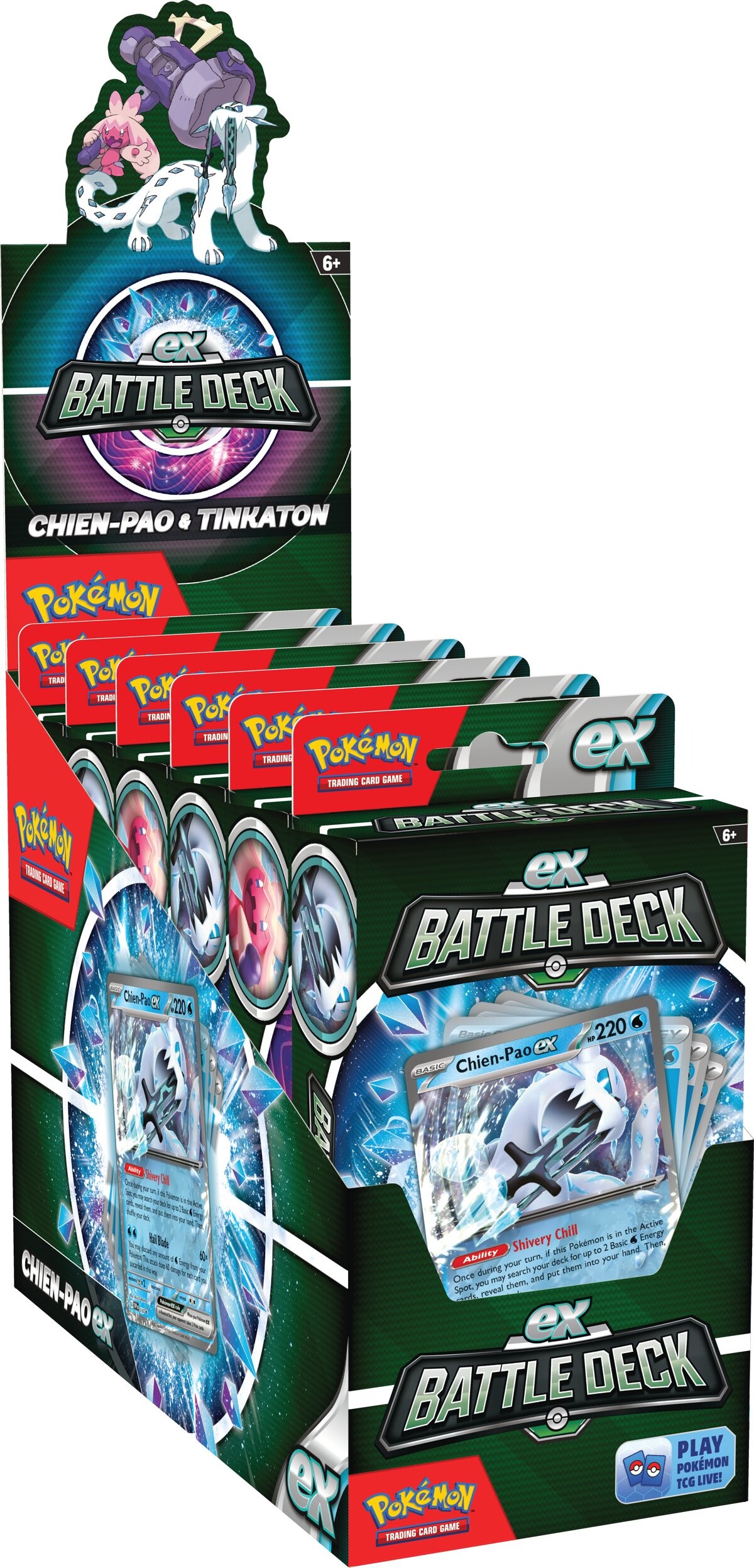 Pokémon Company Pokémon TCG: ex Battle Deck - Chien-Pao & Tinkaton - PCI85240 - expresní doprava