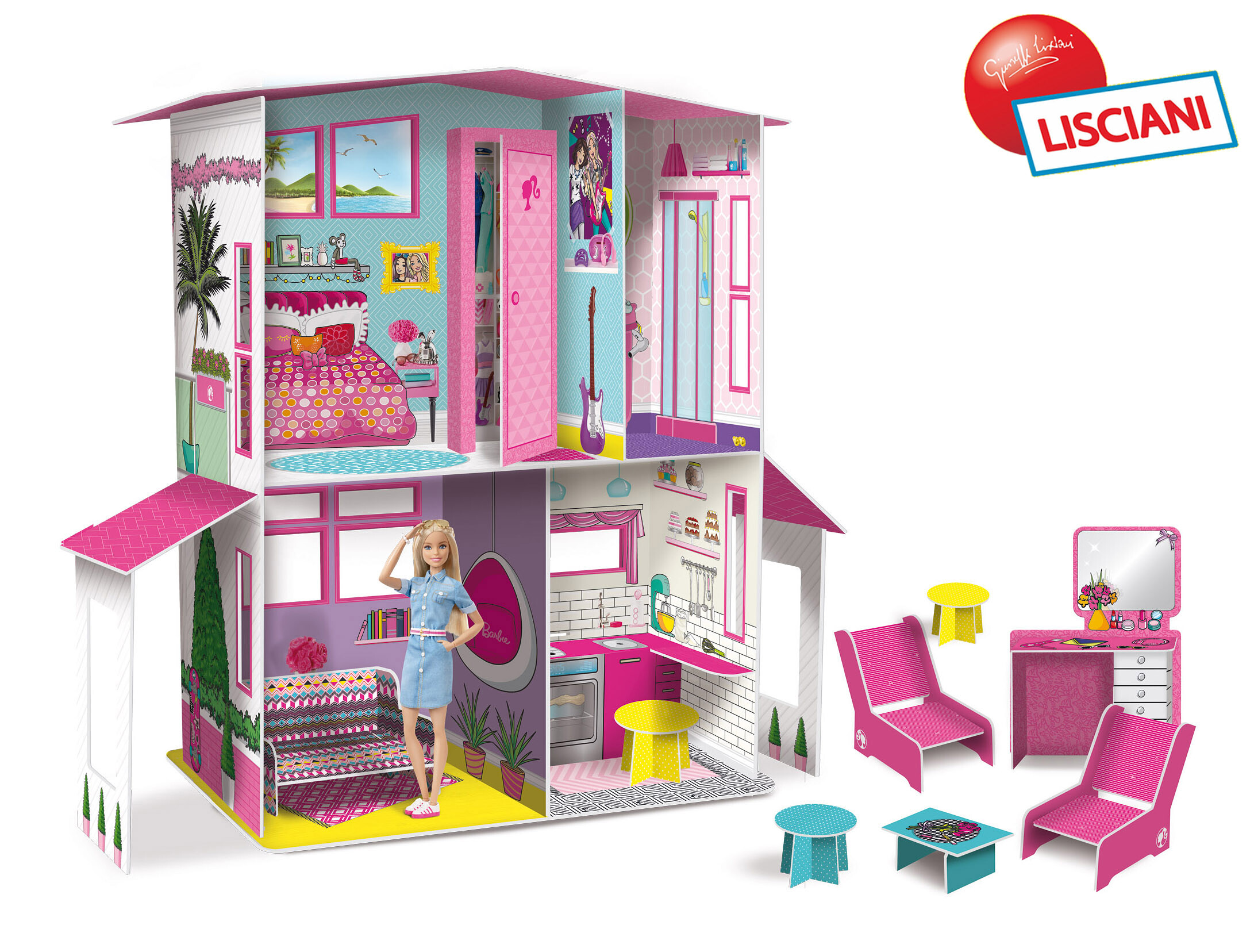 Lisciani domeček Barbie - W009364 - expresní doprava