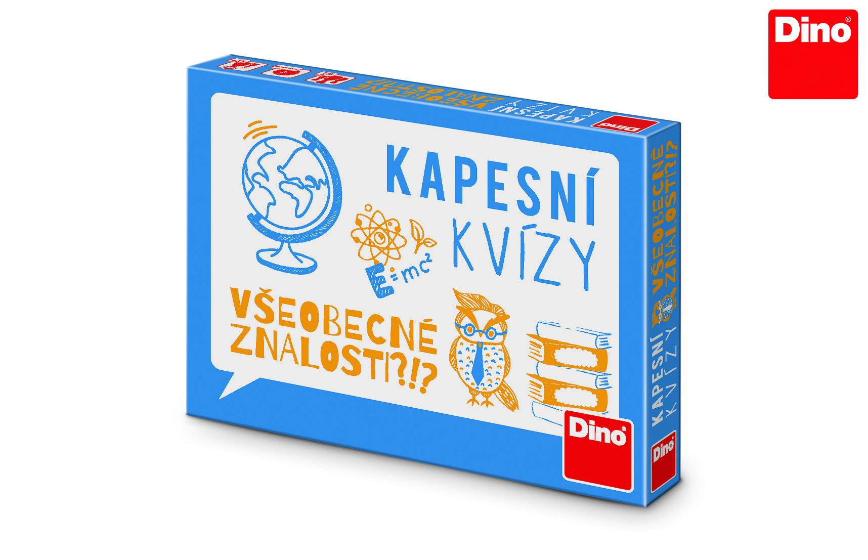 Dino Hry KAPESNÍ KVÍZY - VŠEOBECNÉ ZNALOSTI Cestovní hra - W012970 - expresní doprava