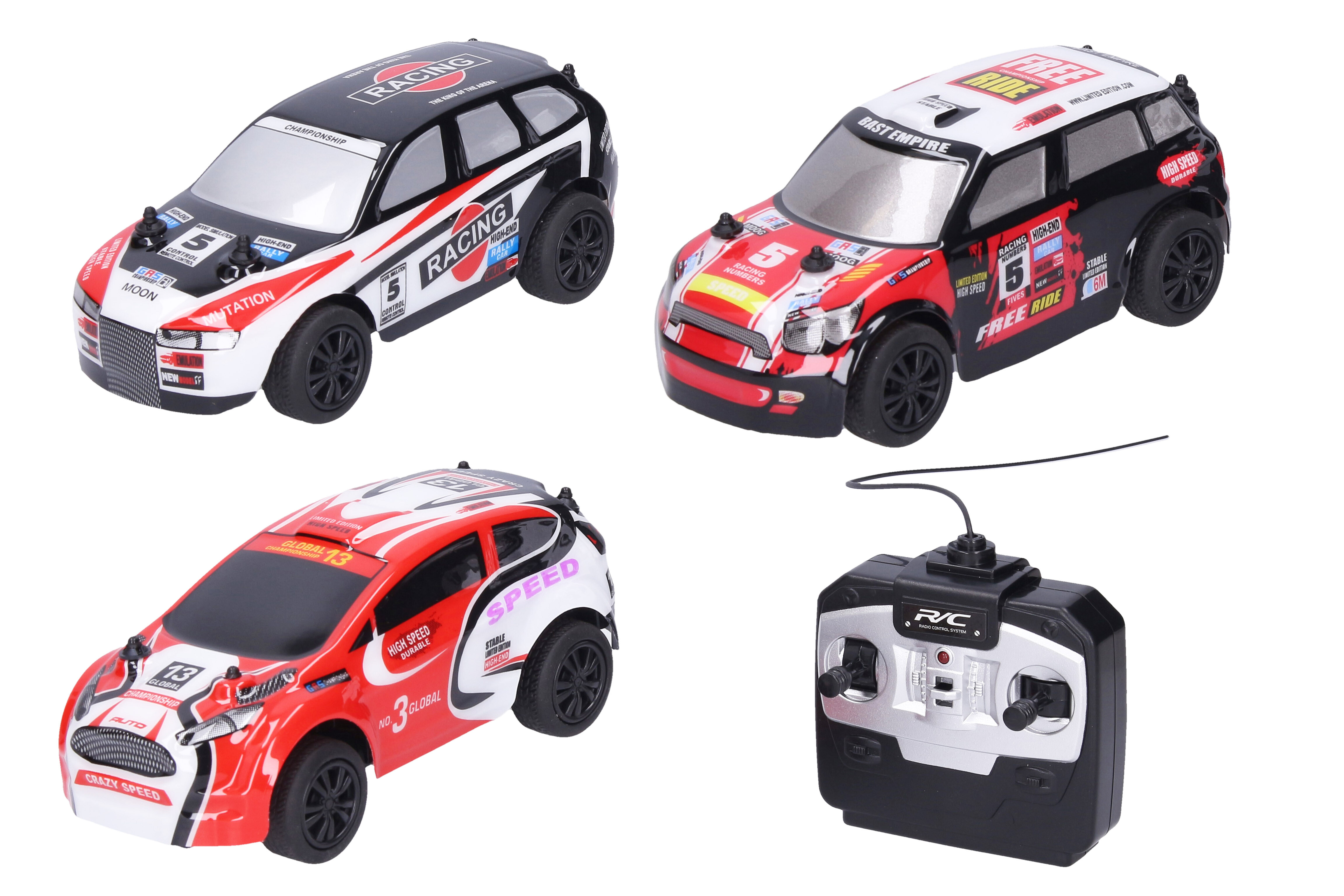 Wiky RC Auto Rally RC na dálkové ovládání 17 cm - W006664 - expresní doprava