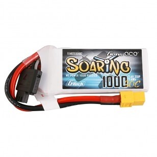 Gens ace G-Tech Soaring 1000mAh 7,4V 30C 2S1P Lipo batéria s konektorom XT60 GEA102S30X6GT