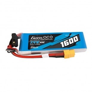 Gens ace G-Tech 1600mAh 7,4 V 45C 2S1P Lipo batéria s konektorom XT60 GEA162S45X6GT