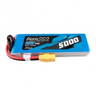 Gens ace G-Tech 5000mAh 11,1 V 45C 3S1P lipo batéria s konektorom XT90 GEA503S45X9GT