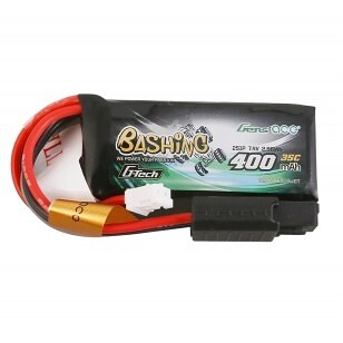 Gens ace G-Tech 400mAh 7,4V 2S1P 35C Lipo batéria s radom JST-PHR Plug-Bashing GEA4002S35JGT