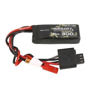 Gens ace G-Tech 35C 300mAh 2S1P 7,4V batéria Airsoft Gun Lipo so zástrčkou JST-SYP GEA3002S35JGT