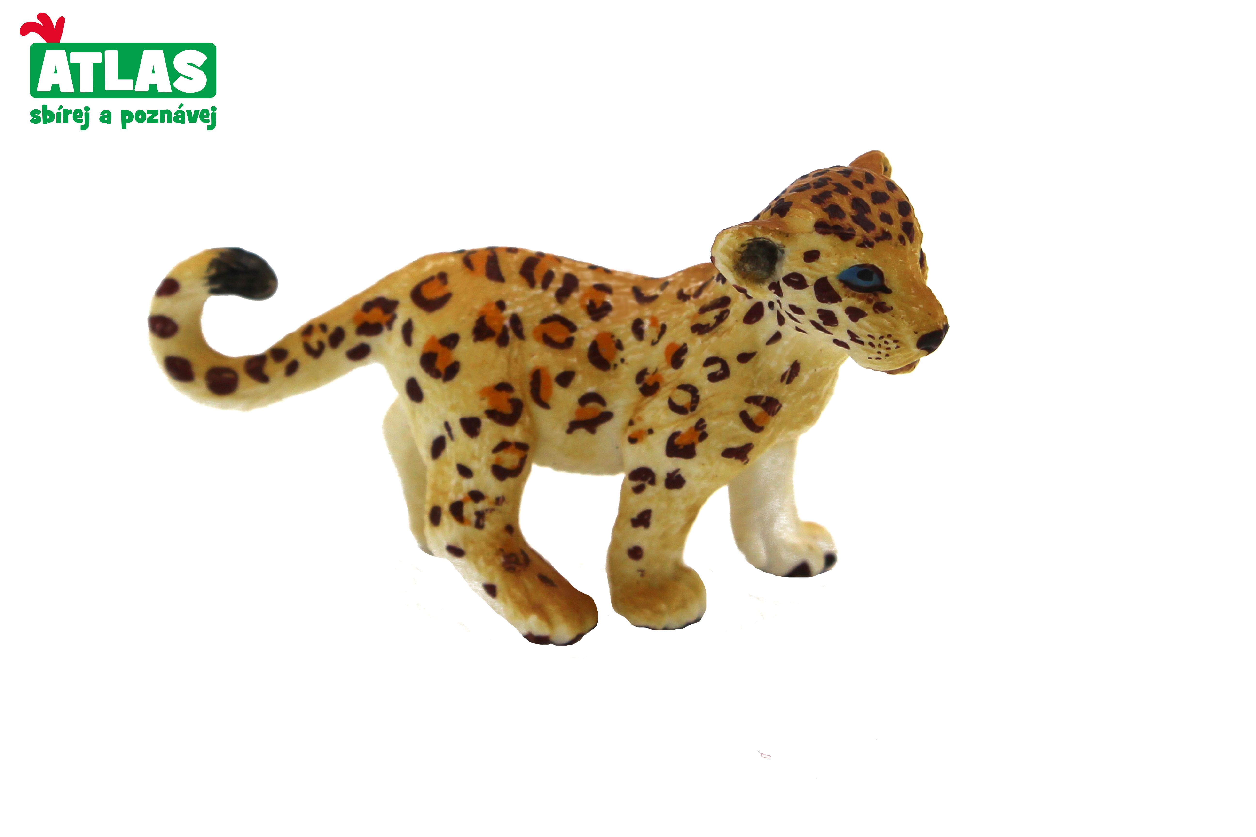 Atlas A - Figurka Leopard mládě 5,5cm - W101825 - expresní doprava