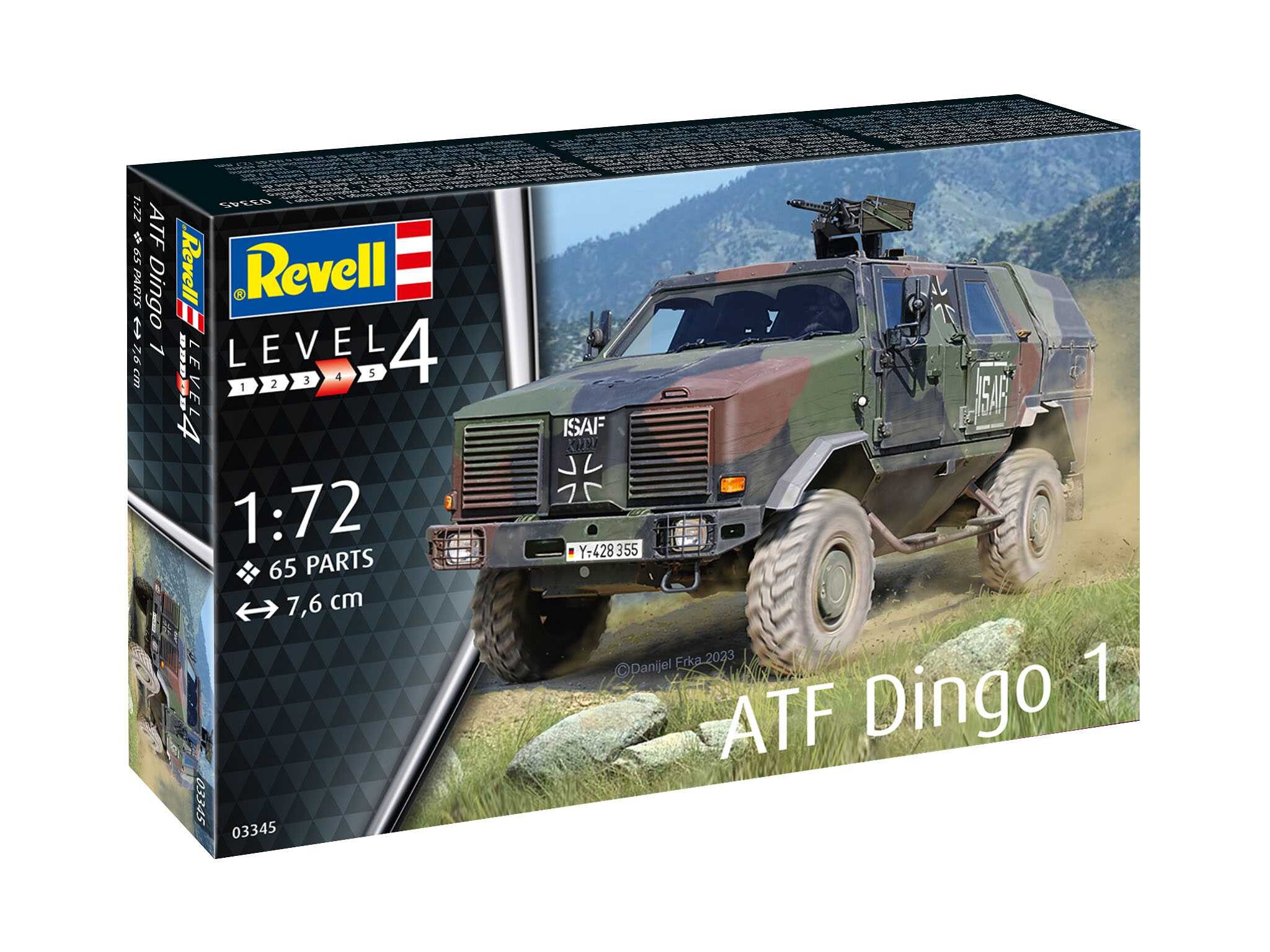 Revell Plastic ModelKit military 03345 - ATF Dingo 1 (1:72) - 18-03345 - expresní doprava