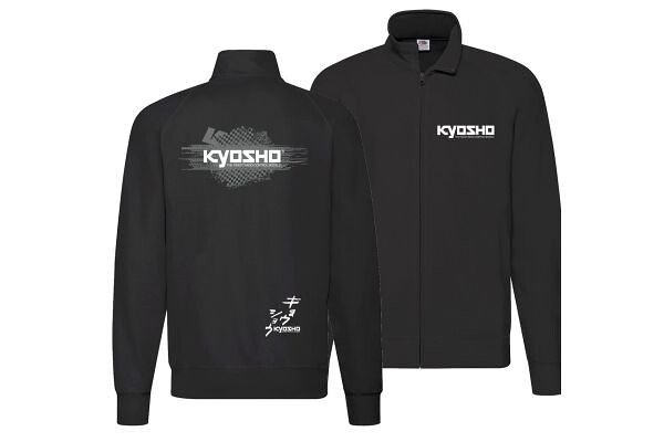 Kyosho Zip Sweatshirt K23 Black - XL - K.88030-XL - expresní doprava