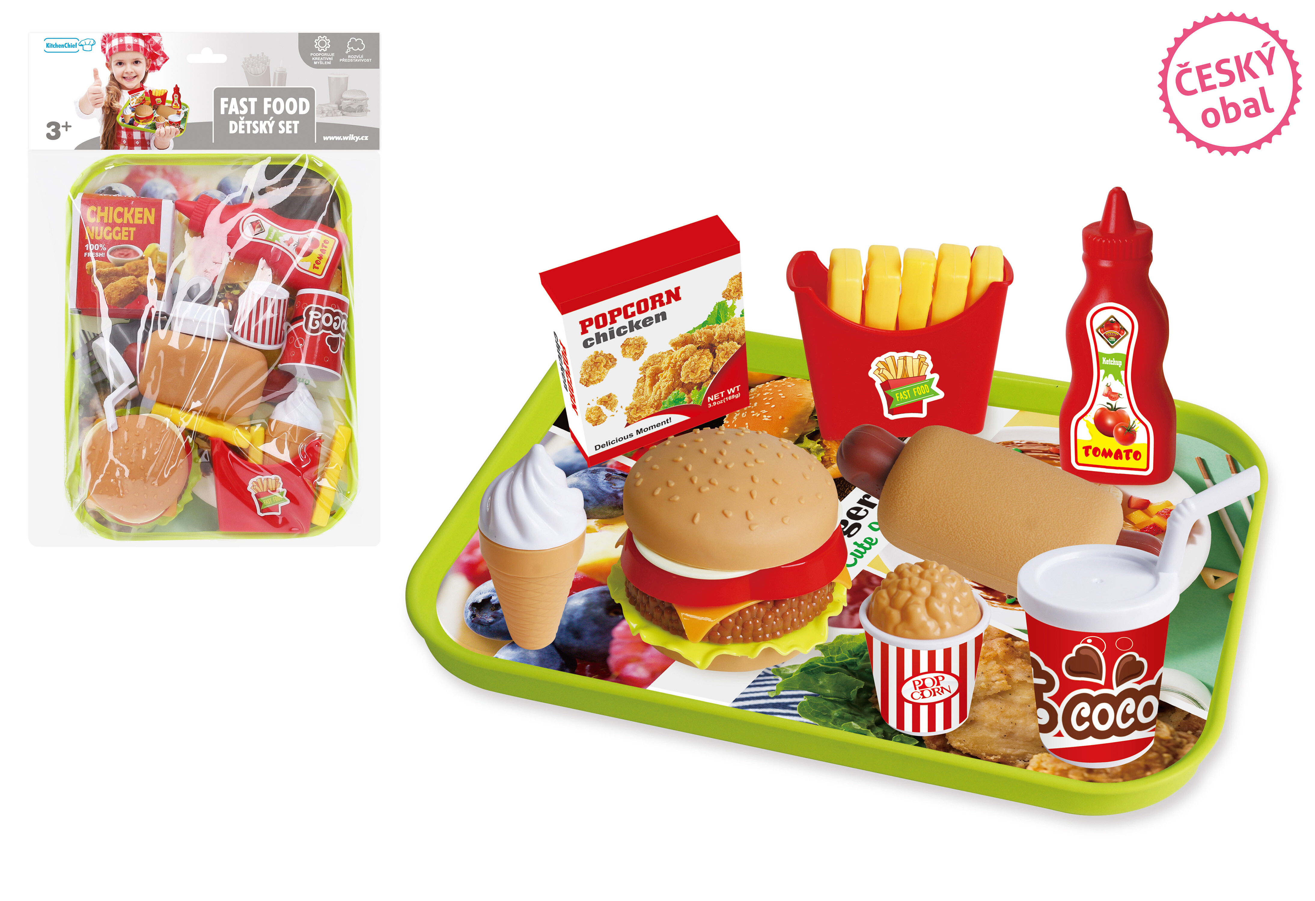 Wiky Občerstvení Fast Food s táckem - český obal - W021466 - expresní doprava