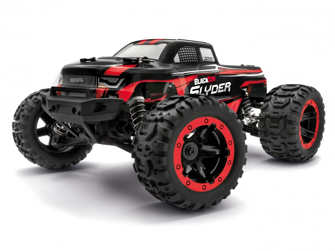 BlackZon Slyder MT Monster Truck 1/16 RTR - Červený - HPI540098 - expresní doprava