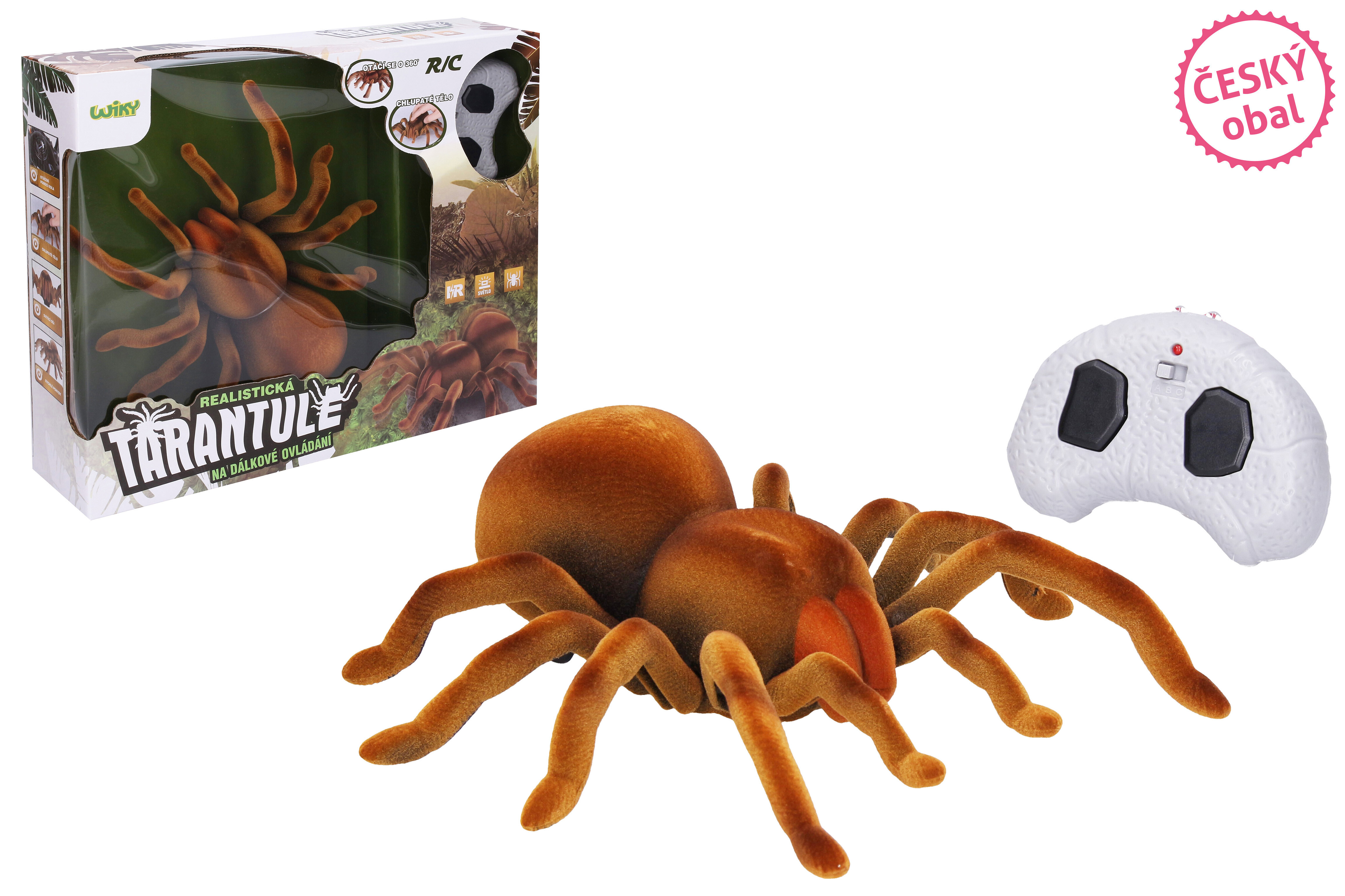 Wiky RC Tarantule RC na dálkové ovládání 24 cm - český obal - W029187 - expresní doprava