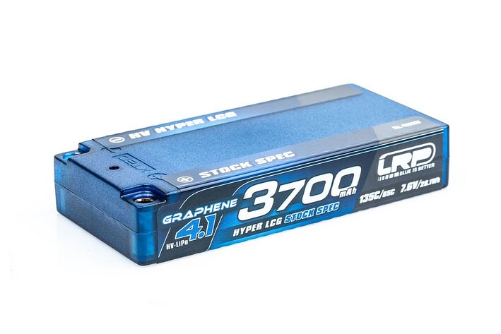 HV LCG Stock Spec GRAPHENA-4.1 3700mAh Hardcase Akku - 7.6V LiPo - 135C/65C [L432287]