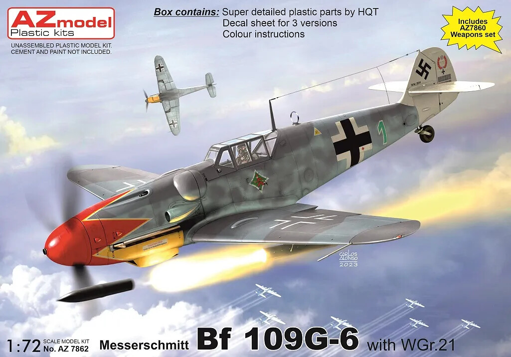 1:72 AZ Model AZ7862 Bf 109G-6 with WGr.21 - 141/AZ7862 - expresní doprava