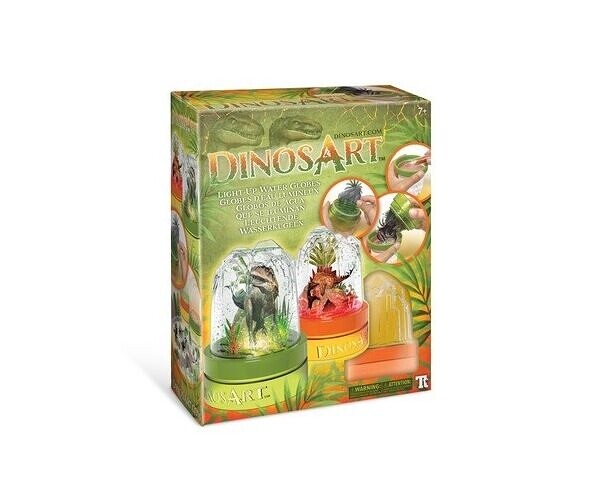 DinosArt Nasvietené snežítko s dinosaurom W021590