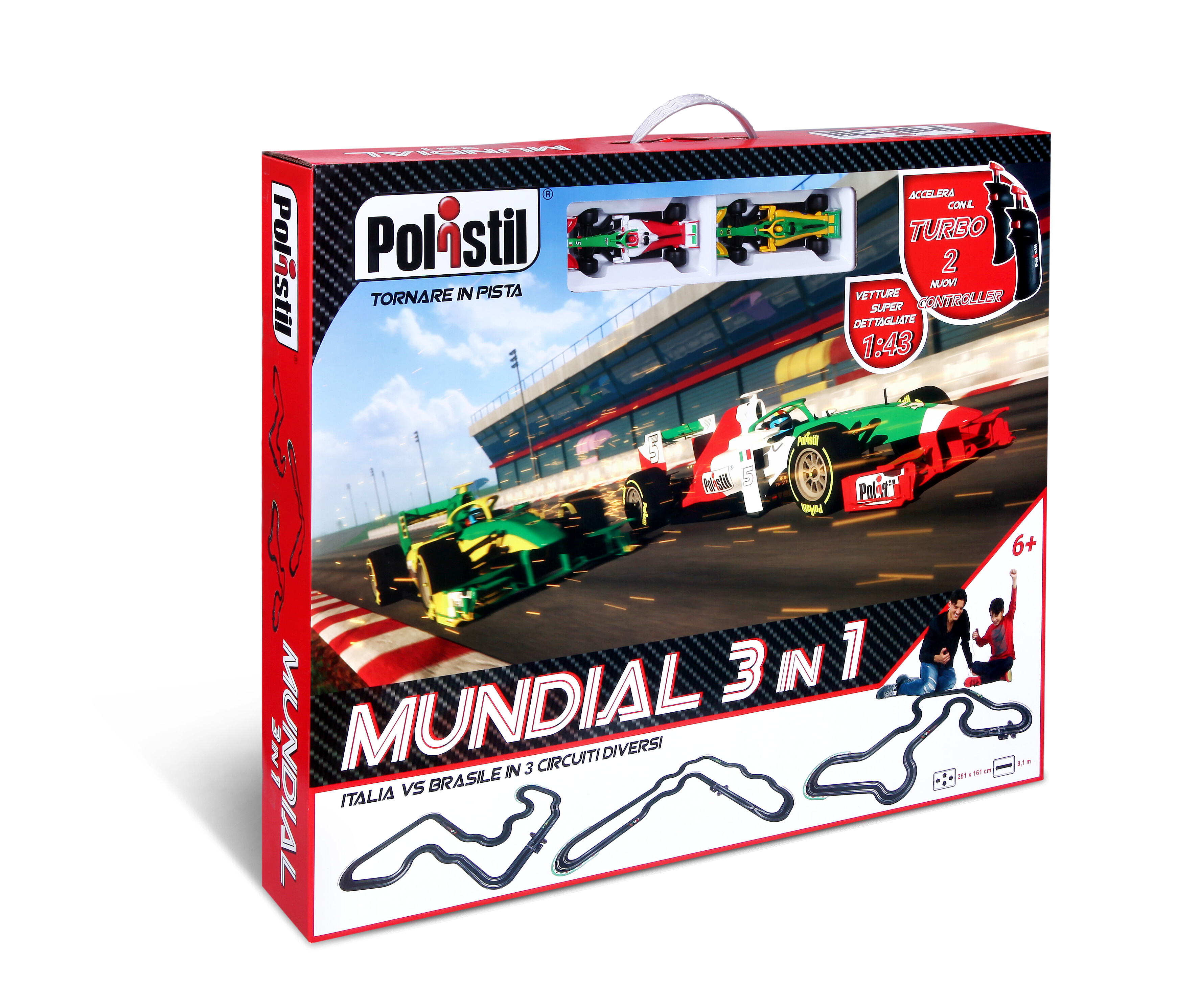 Polistil Autodráha 96124 Mundial set with kerbs - W033916 - expresní doprava