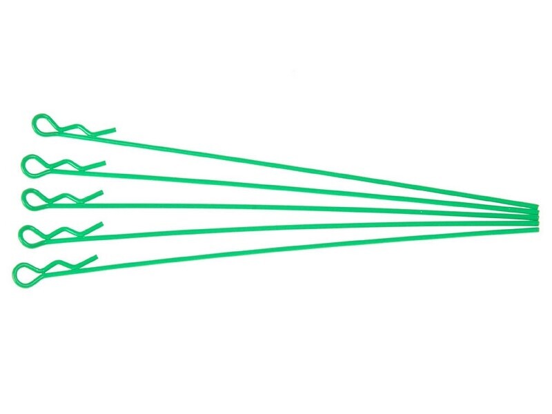 Xceed 103128 extra long body clip 1/10 - fluorescenčná zelená (5) XCD-103128