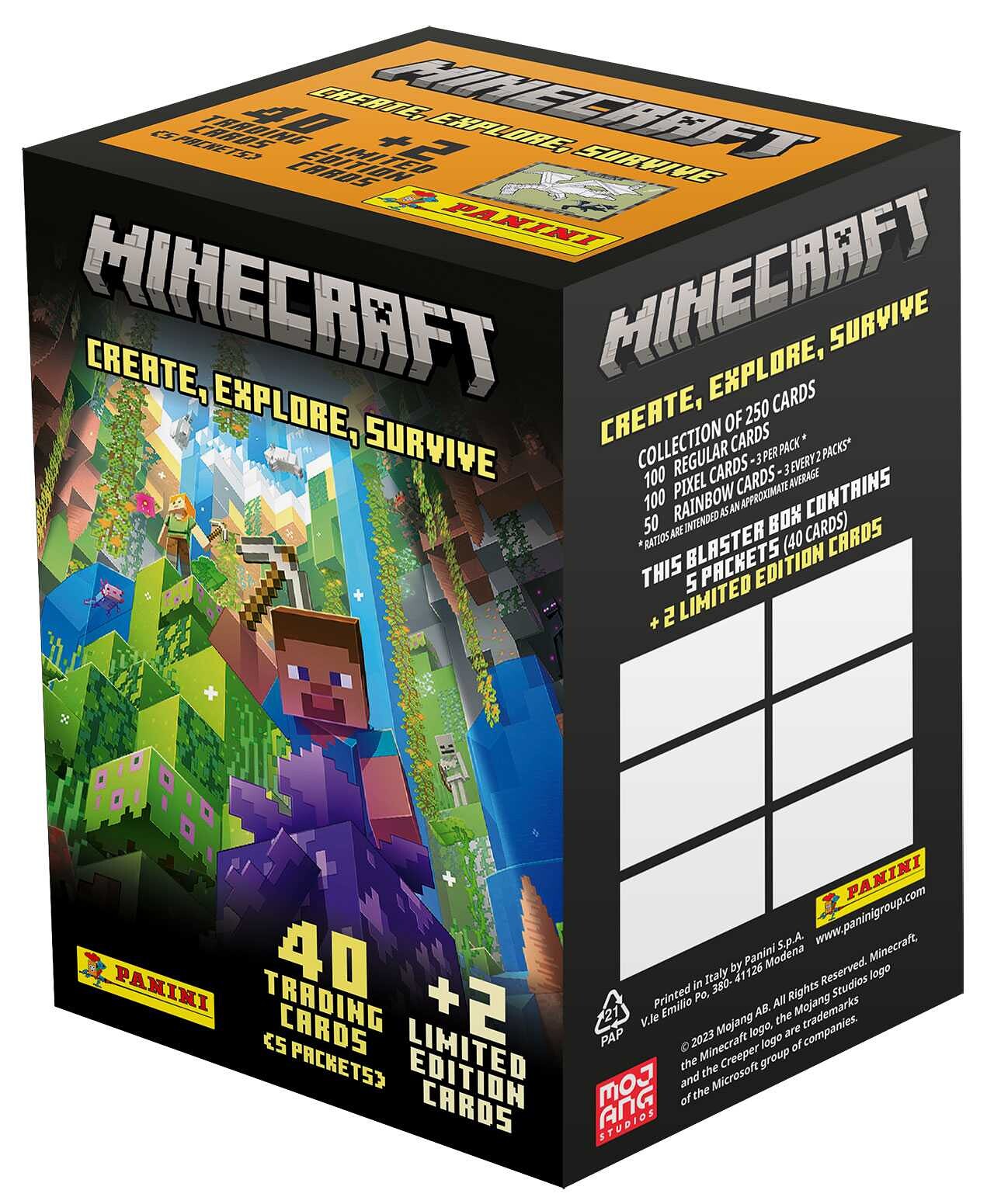 MINECRAFT 3 - karty - BLASTER BOX - 01-6781 - expresní doprava