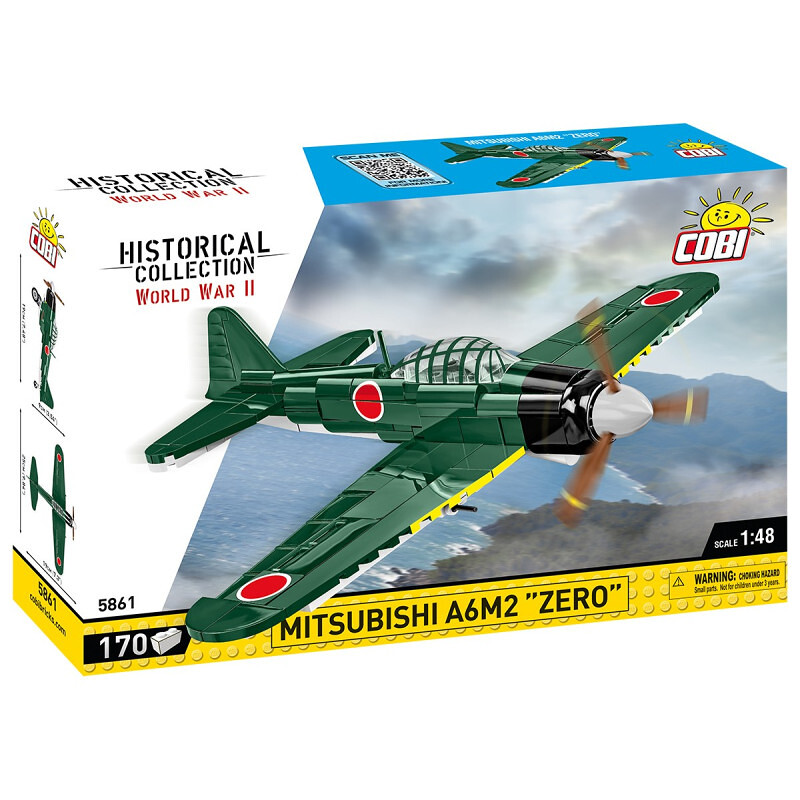 COBI II WW Mitsubishi A6M2 Zero, 1:48, 170 k - COBI-5861 - expresní doprava