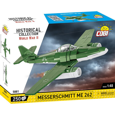 COBI II WW Messerschmitt ME 262, 1:48, 250 k