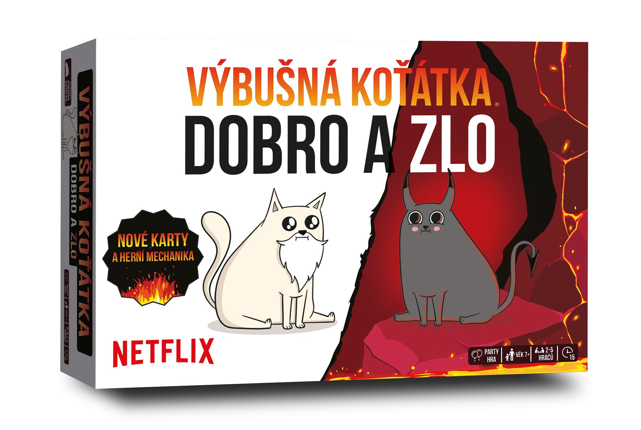 Exploding Kittens Výbušná koťátka: Dobro a zlo - ASMEKIEK12CSSK - expresní doprava