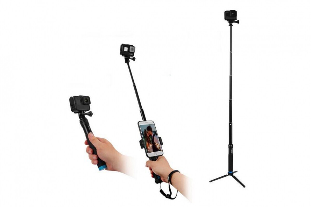 STABLECAM Aluminum Alloy Extension Rod & Tripod (Telesin) - 1DJ5980 - expresní doprava